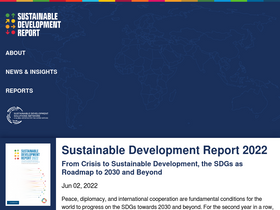 'sdgindex.org' screenshot