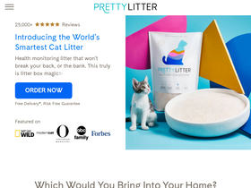 'prettylitter.com' screenshot