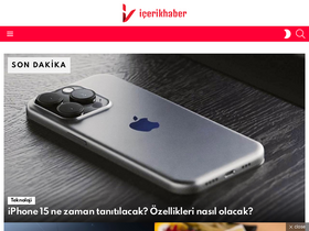 'icerikhaber.com' screenshot
