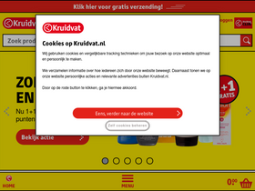 'kruidvat.nl' screenshot