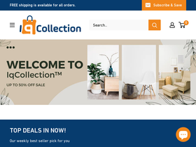 iqcollection.co homepage screenshot