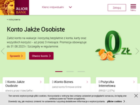 'aliorbank.pl' screenshot