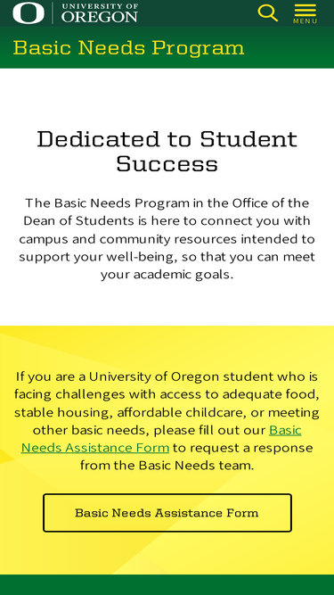 basicneeds.uoregon.edu