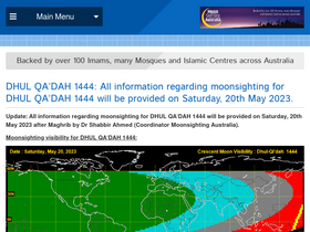 'moonsightingaustralia.info' screenshot