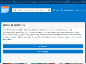 '1881.no' screenshot