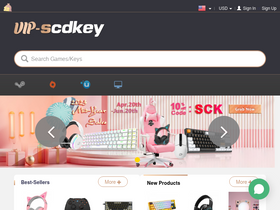 'vip-scdkey.com' screenshot