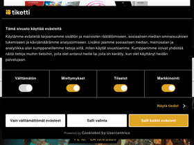 'tiketti.fi' screenshot