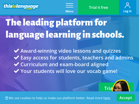 'thisislanguage.com' screenshot