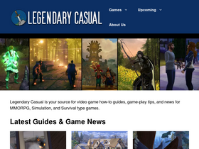 'legendarycasual.com' screenshot