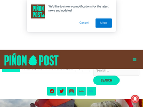 'pinonpost.com' screenshot