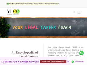 'yourlegalcareercoach.com' screenshot