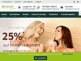 'butenas.de' screenshot