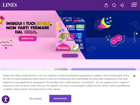 'lines.it' screenshot