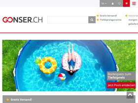 'gonser.ch' screenshot
