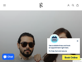 glasses-ltd.com homepage screenshot