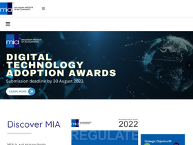 'mia.org.my' screenshot