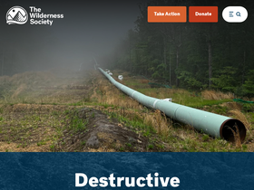 'wilderness.org' screenshot