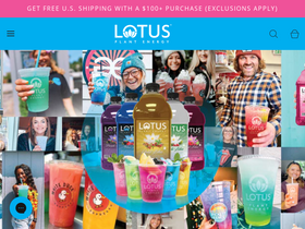 'lotusenergydrinks.com' screenshot