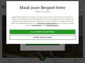 'bergzeit.nl' screenshot