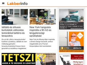 'lakberinfo.hu' screenshot