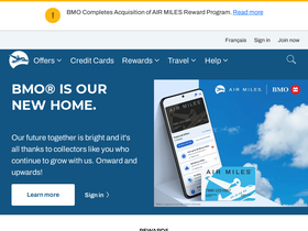 'airmiles.ca' screenshot