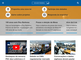 'senado.gov.br' screenshot