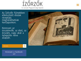 'izorzok.hu' screenshot
