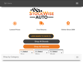 'stockwiseauto.com' screenshot