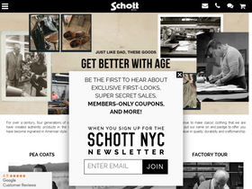 'schottnyc.com' screenshot