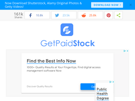 'getpaidstock.com' screenshot