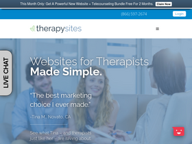 'therapysites.com' screenshot