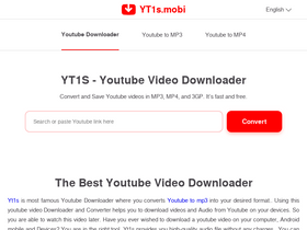 'yt1s.mobi' screenshot