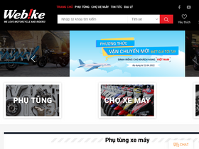 'webike.vn' screenshot