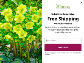 'brecks.com' screenshot