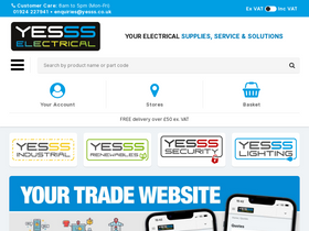 'yesss.co.uk' screenshot