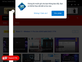 'baominh.tech' screenshot