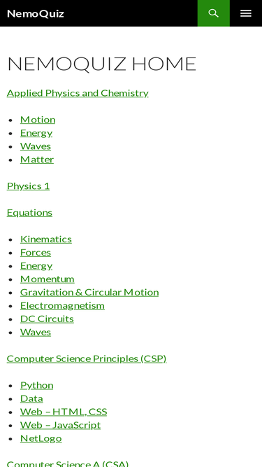 nemoquiz.com