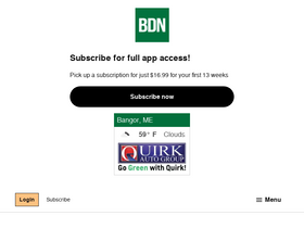 'bangordailynews.com' screenshot