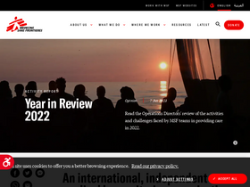 'msf.org' screenshot