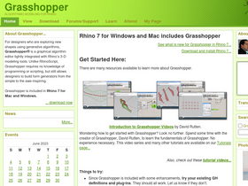 'grasshopper3d.com' screenshot