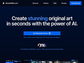 'dreamlike.art' screenshot