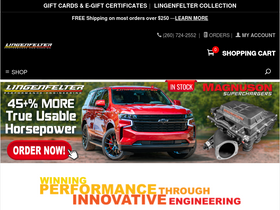 'lingenfelter.com' screenshot