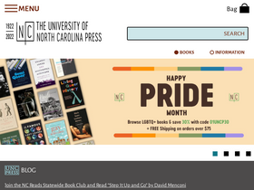 'uncpress.org' screenshot