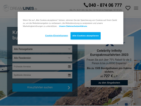 'dreamlines.de' screenshot