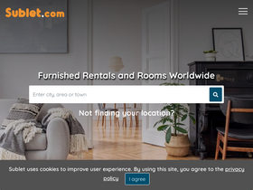 'sublet.com' screenshot
