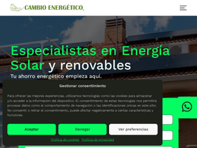 'cambioenergetico.com' screenshot