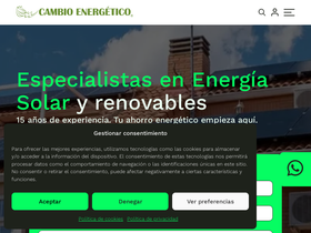 'cambioenergetico.com' screenshot