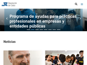 'dipucadiz.es' screenshot