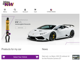 'kwsuspensions.com' screenshot