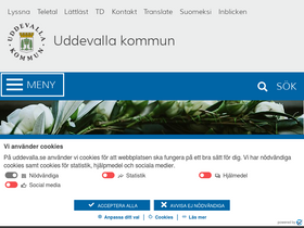 'uddevalla.se' screenshot